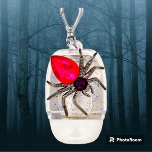 HALLOWEEN Gem Spider Sanitizer Holder